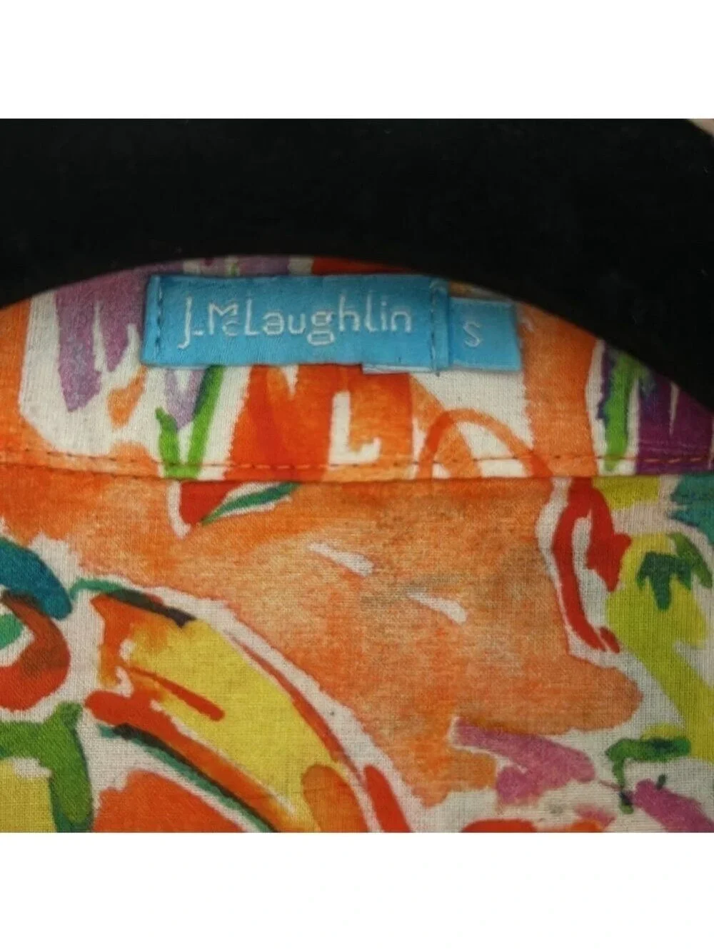 J. McLaughlin Toucan Print Button Down Shirt